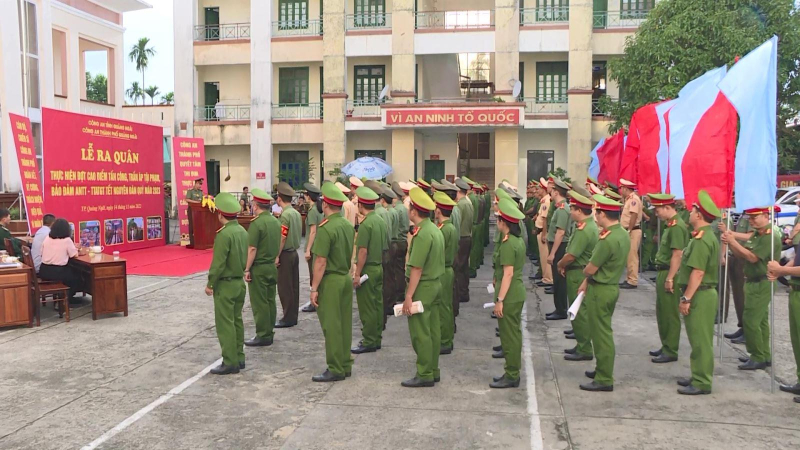 Công an thành phố Quảng Ngãi mở đợt cao điểm xử lý vi phạm