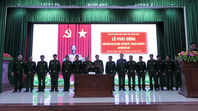 Đảng bộ Bộ đội Biên phòng phát động phong trào “Chi bộ bốn tốt”, “Đảng bộ cơ sở bốn tốt”