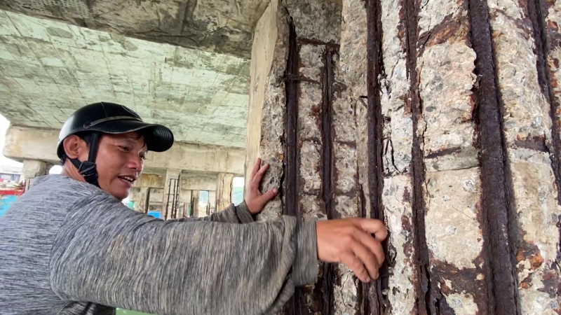 Cầu Thạnh Đức trước nguy cơ gãy đổ