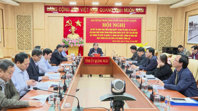 Sơ kết 5 năm thực hiện Nghị quyết 19 kh&oacute;a XII