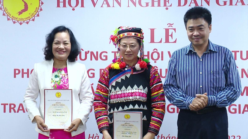Trao giải thưởng văn nghệ dân gian 2022