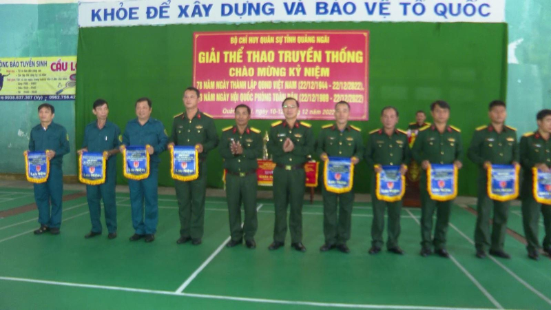 Khai mạc giải thể thao truyền thống lực lượng vũ trang tỉnh năm 2022