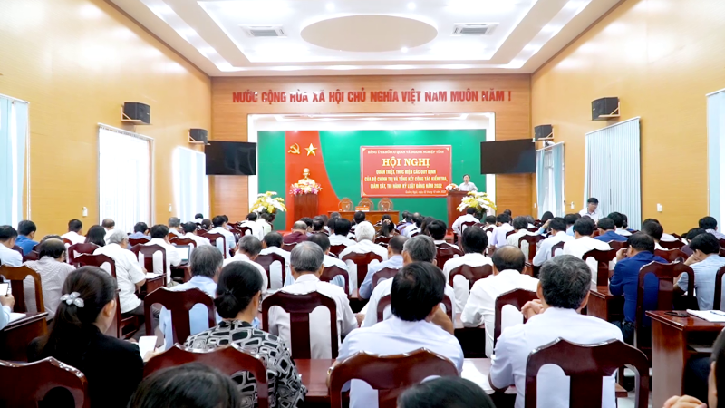 Hội nghị Ban chấp h&agrave;nh đảng bộ khối cơ quan v&agrave; doanh nghiệp tỉnh