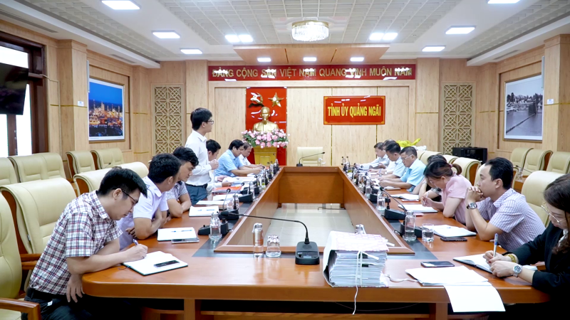 Tổ công tác của Ban Nội chính Trung ương làm việc với Ban Nội chính Tỉnh ủy