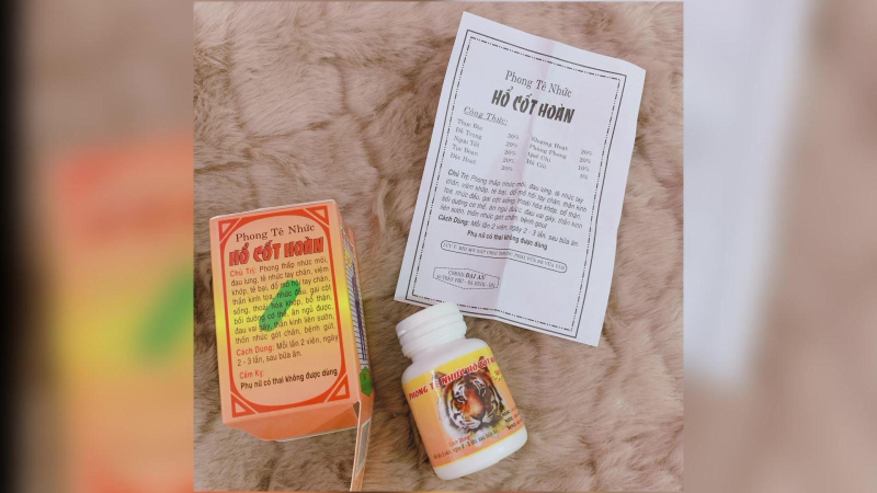Thu hồi thuốc giả Phong tê nhức Hổ Cốt Hoàn