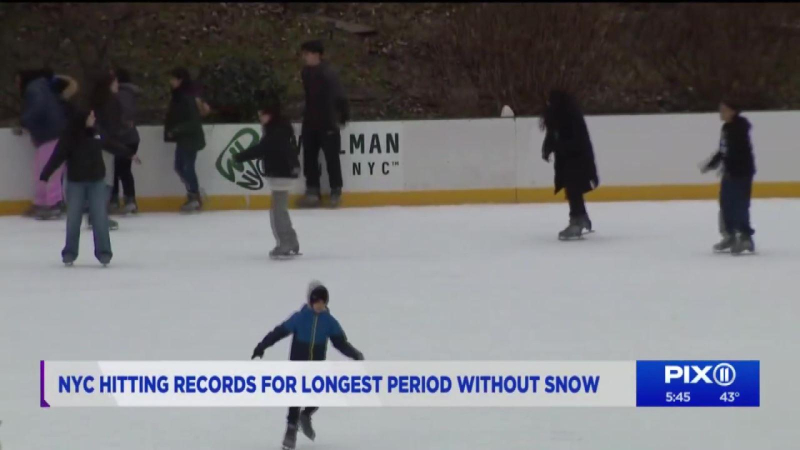 "Hạn hán" tuyết mùa đông dài nhất lịch sử ở New York