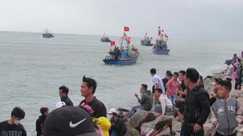 Lễ hội cầu ngư tại phường Phổ Thạnh, thị xã Đức Phổ