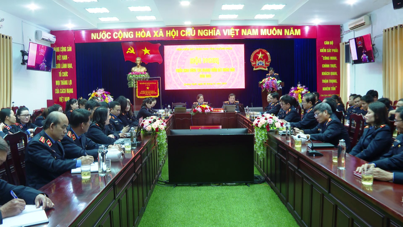 Viện kiểm s&aacute;t nh&acirc;n d&acirc;n tỉnh triển khai nhiệm vụ năm 2023