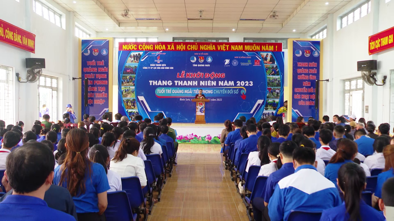 Quảng Ng&atilde;i ph&aacute;t động th&aacute;ng Thanh ni&ecirc;n 2023