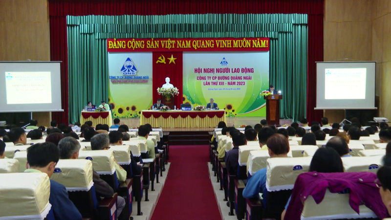 Công ty Cổ phần đường Quảng Ngãi hội nghị người lao động