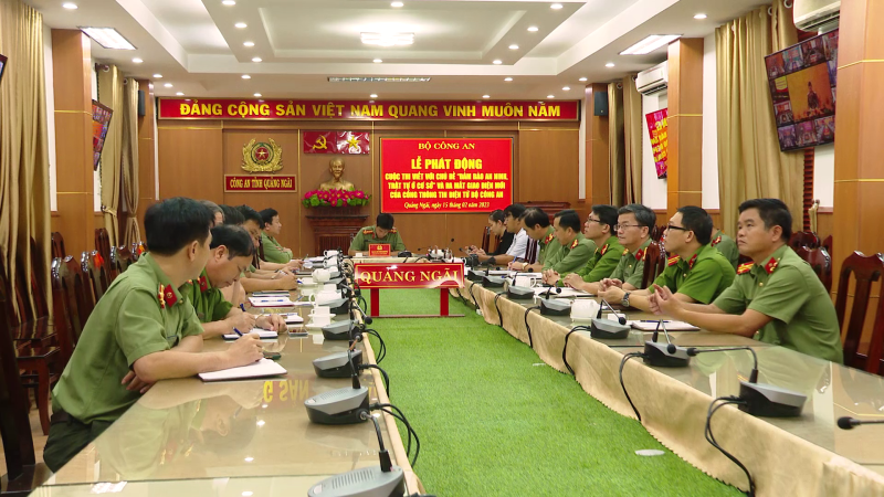 Phát động cuộc thi viết về bảo đảm an ninh, trật tự ở cơ sở