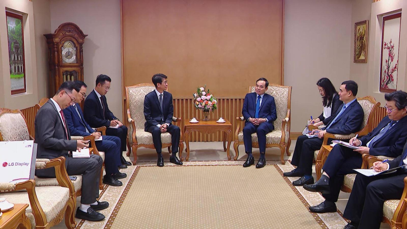 Việt Nam mong muốn LG đầu tư xây dựng Trung tâm nghiên cứu phát triển