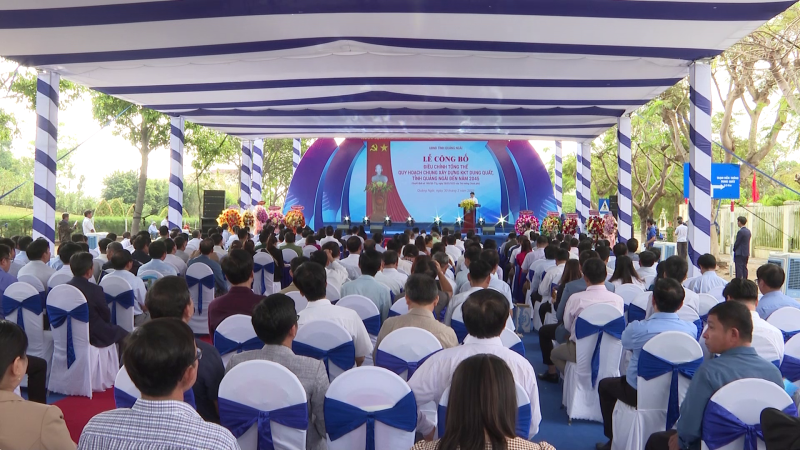 Công bố điều chỉnh tổng thể quy hoạch chung xây dựng Khu kinh tế Dung Quất đến năm 2045