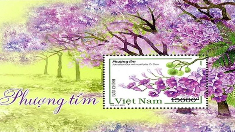 Ph&aacute;t h&agrave;nh bộ tem &lsquo;Phượng t&iacute;m&rsquo;