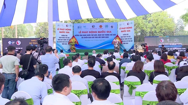 Lễ ph&aacute;t động quốc gia hưởng ứng ng&agrave;y nước thế giới, ng&agrave;y kh&iacute; tượng thế giới v&agrave; chiến dịch Giờ Tr&aacute;i đất