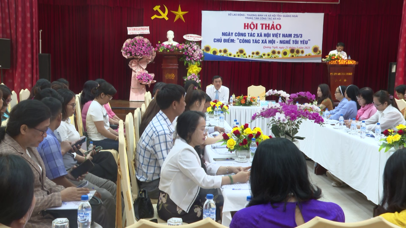 Hội thảo “Công tác xã hội - Nghề tôi yêu”