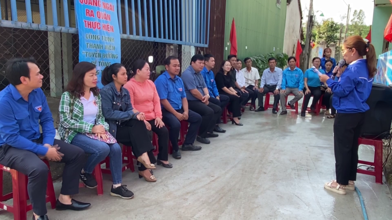 Khánh thành công trình thanh niên kỷ niệm 92 năm thành lập đoàn