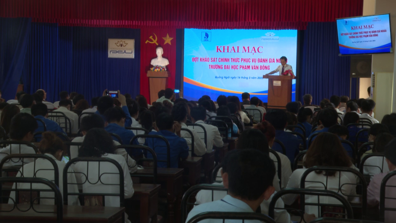 Khảo sát, đánh giá chất lượng đào tạo tại Trường đại học Phạm Văn Đồng