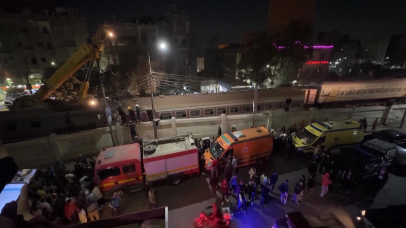 Tai nạn đường sắt gây thương vong tại Ai Cập