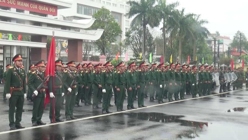 Bộ chỉ huy qu&acirc;n sự tỉnh Quảng Ng&atilde;i ra qu&acirc;n huấn luyện năm 2023