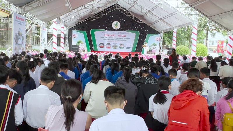 Bế mạc triển l&atilde;m - Hội thi - Hội chợ sinh vật cảnh tỉnh Quảng Ng&atilde;i mở rộng