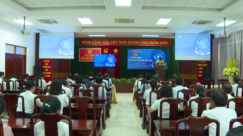 Quay thưởng chương trình hóa đơn may mắn quý I/2023