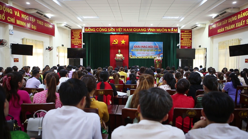 Khai mạc hội thi gi&aacute;o vi&ecirc;n tiểu học dạy giỏi cấp tỉnh