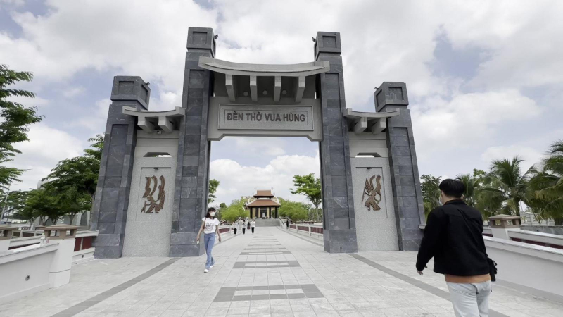 Cần Thơ gấp r&uacute;t sửa chữa đền thờ Vua H&ugrave;ng