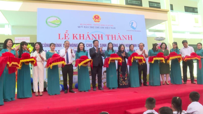 Khánh thành đưa vào sử dụng 10 phòng học xã Tịnh Giang