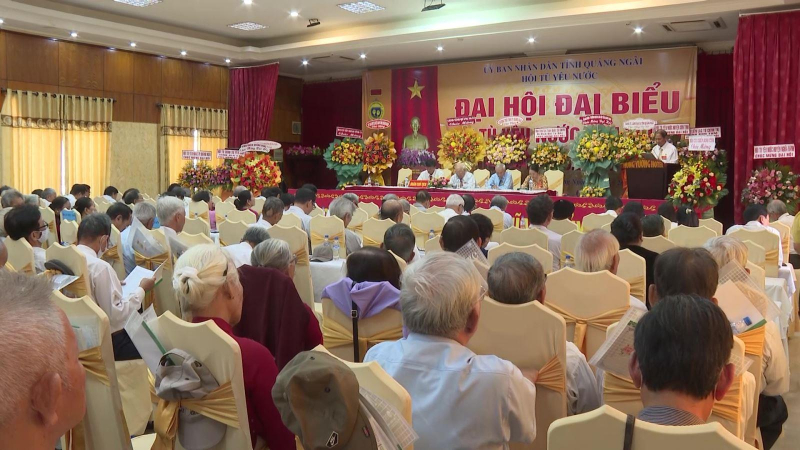 Đại hội đại biểu Hội t&ugrave; y&ecirc;u nước tỉnh Quảng Ng&atilde;i lần thứ IV