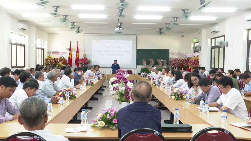 Toạ đàm kỷ niệm 25 năm thành lập Hội khuyến học tỉnh Quảng Ngãi