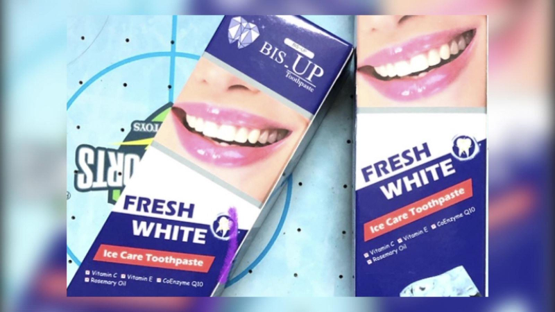 Thu hồi toàn quốc kem đánh răng không đạt chất lượng