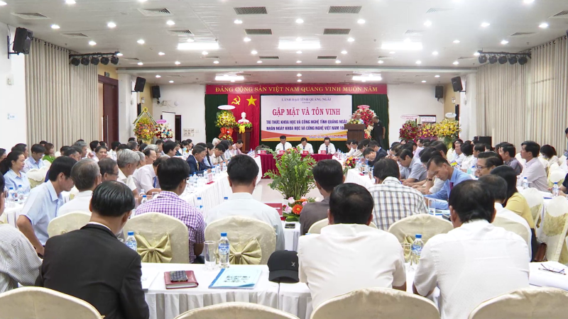 Gặp mặt trí thức khoa học và công nghệ tỉnh Quảng Ngãi