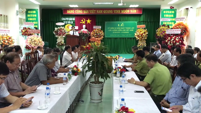 Kỷ niệm 50 năm thành lập lực lượng Kiểm lâm Việt Nam