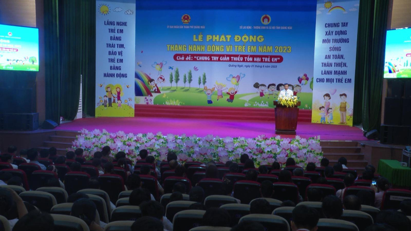 Ph&aacute;t động th&aacute;ng h&agrave;nh động v&igrave; trẻ em năm 2023