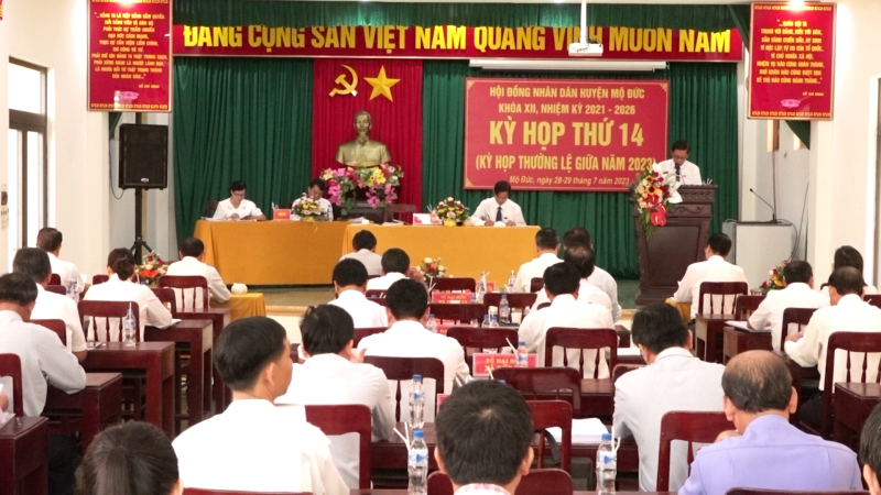 Kinh tế - xã hội huyện Mộ Đức tăng trưởng khá