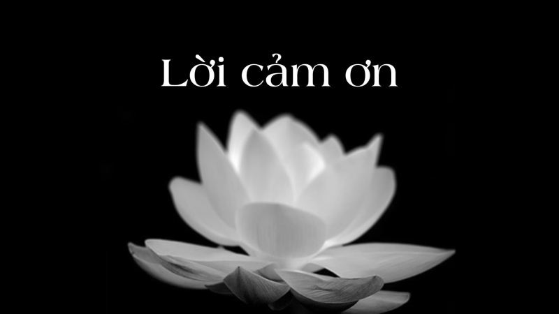 LỜI CẢM ƠN