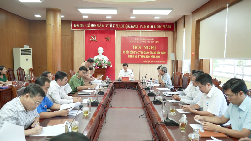 Triển khai c&ocirc;ng t&aacute;c t&ocirc;n gi&aacute;o 06 th&aacute;ng cuối năm 2023