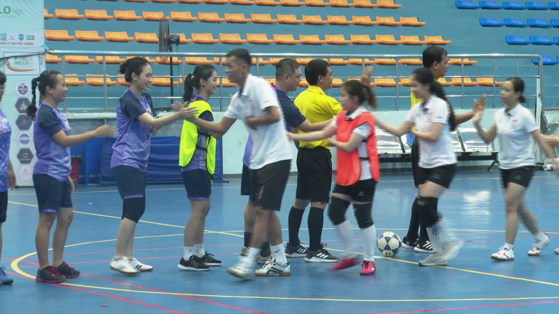 Sôi nổi hội thao khối thi đua Văn hoá - Xã hội