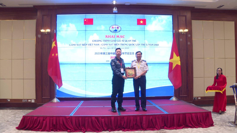Khai mạc giao lưu sĩ quan trẻ Cảnh sát biển Việt Nam và Cảnh sát biển Trung Quốc lần 3