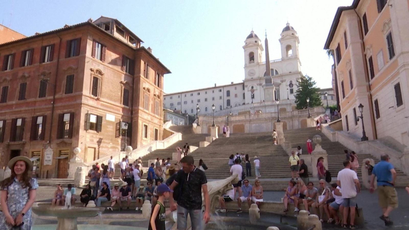 Nắng nóng kỷ lục đe dọa Italy