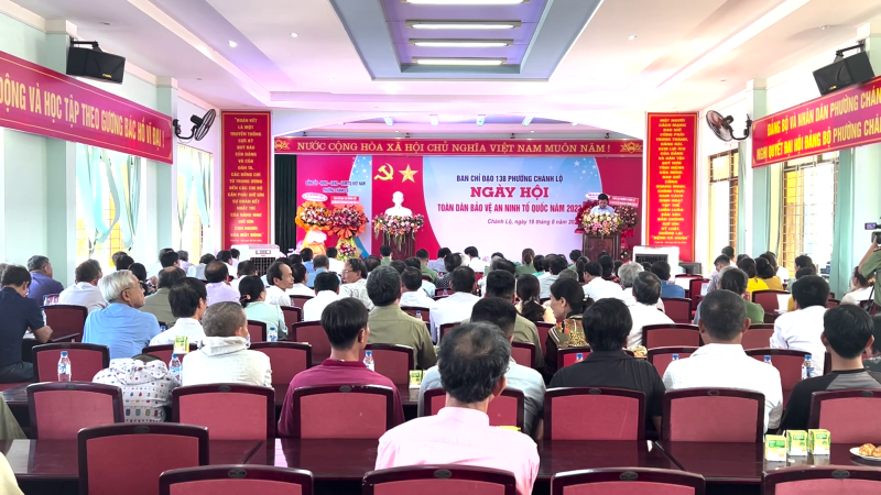 Ngày hội toàn dân bảo vệ an ninh tổ quốc phường Chánh Lộ