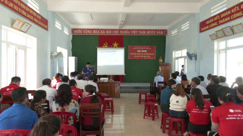 Phổ biến công tác chuyển đổi số cho tổ công nghệ số cộng đồng