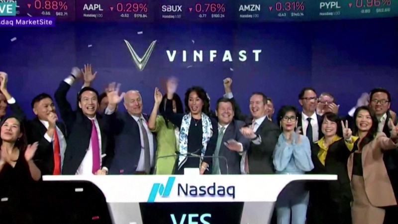Vinfast chính thức niêm yết trên sàn Nasdaq