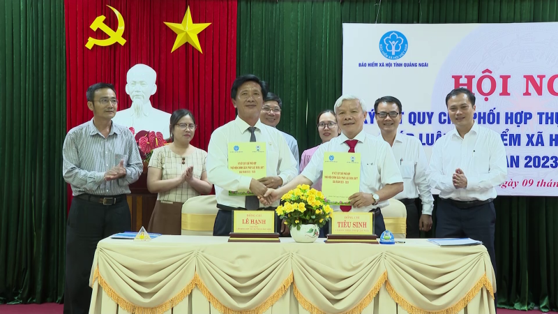Ký kết quy chế phối hợp thực hiện chính sách pháp luật bảo hiểm xã hội, bảo hiểm y tế