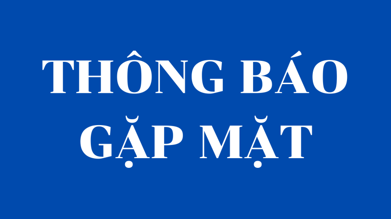 Kế hoạch gặp mặt