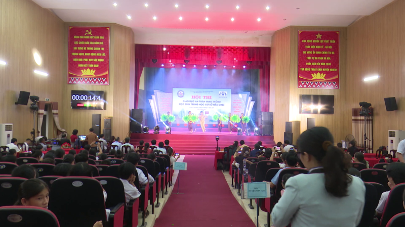 Hội thi giáo dục an toàn giao thông học sinh Trung học cơ sở năm 2023