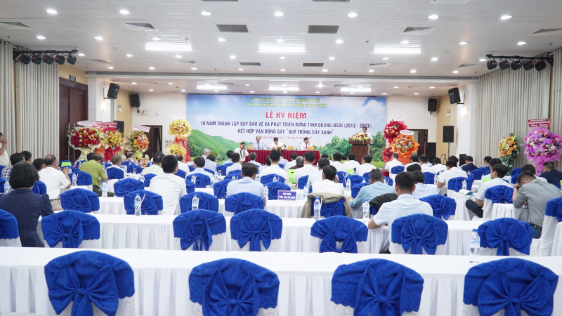 Kỷ niệm 10 năm th&agrave;nh lập Quỹ bảo vệ v&agrave; Ph&aacute;t triển rừng