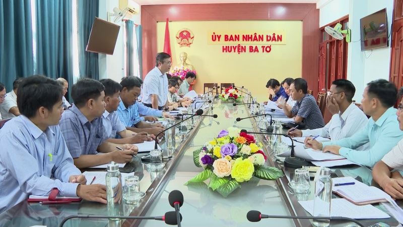 Kiểm tra công tác chủ động ứng phó trước mùa mưa bão tại Ba Tơ