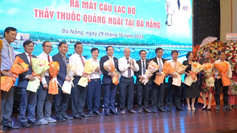 Ra mắt Câu lạc bộ Thầy thuốc Quảng Ngãi tại Đà Nẵng